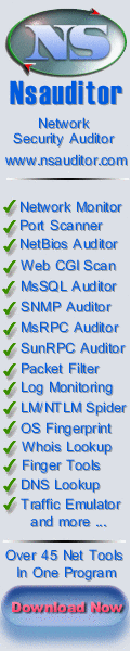 Nsauditor scan and monitor network for possible vulnerabilities